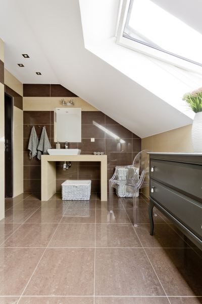 Attic Bathroom Installation in Venice